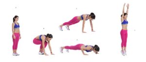 Burpees for full body fitness