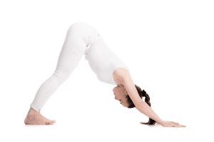 Downward dog to stretch