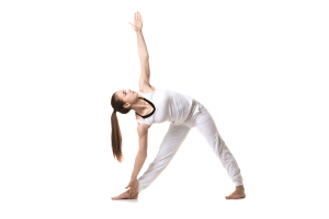 Triangle pose