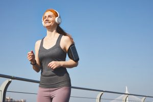 Boost metabolism by moving the body regularly. Jogging