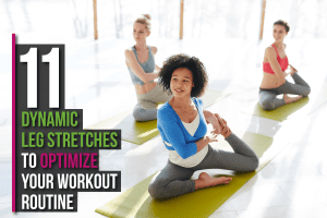 Women Leg Stretches at the Gym