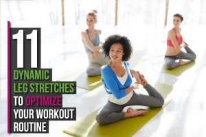 Women Leg Stretches at the Gym