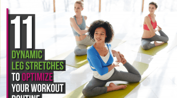 Women Leg Stretches at the Gym